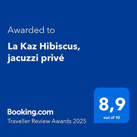 La Kaz Hibiscus, Jacuzzi Prive Vila Le Tampon Exterior foto